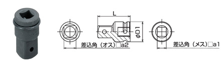 動力式トルクツール用アダプタ