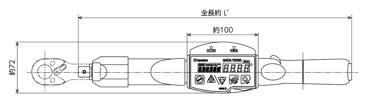 売れ筋】 測定器 工具のイーデンキ東日製作所 CEM20N3X10D-BTS デジタルトルクレンチ CEM20N3X10DBTS 