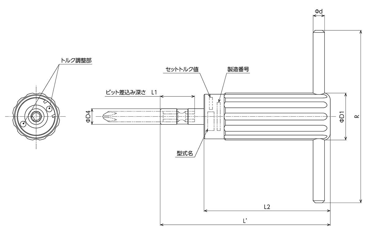 新作続 東日製作所 TOHNICHI トルクドライバ AMRD4CN